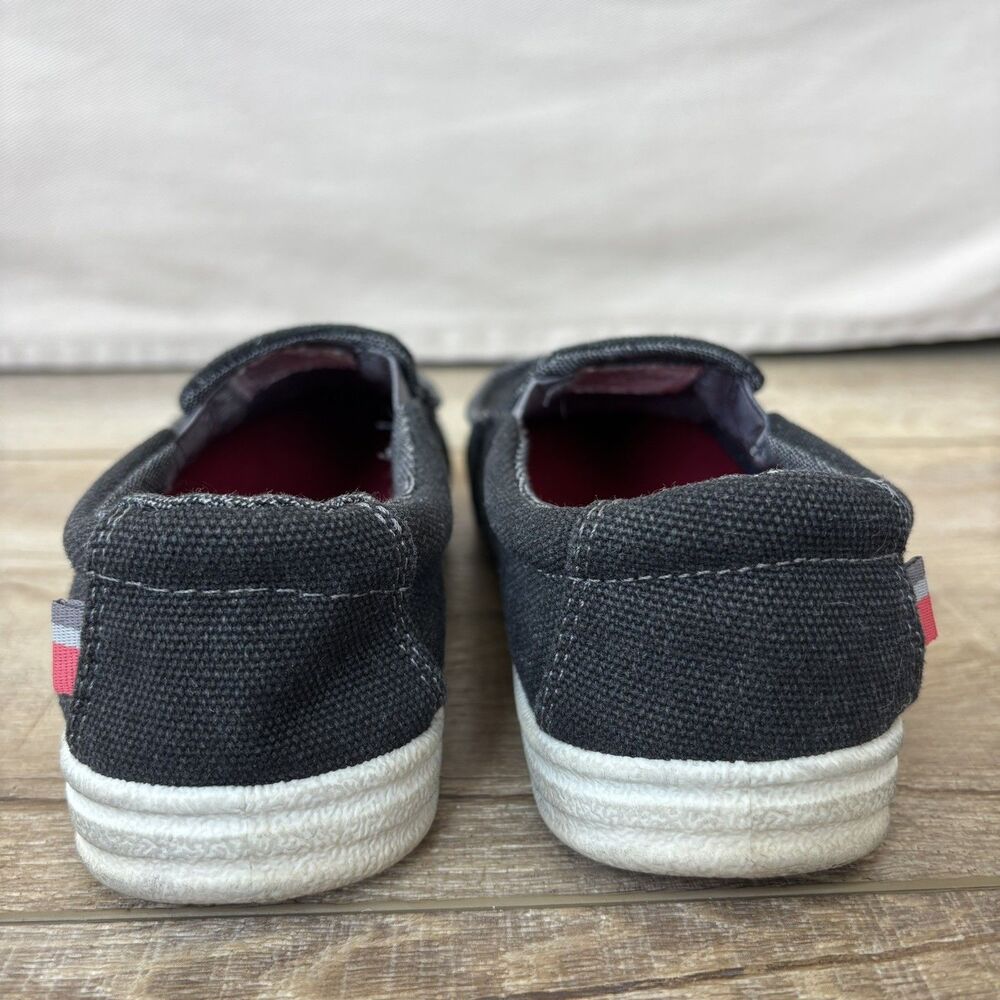 Cat & Jack Toddler Boys Black Canvas Slip On Sneakers Casual Shoe Size 13 Church - Picture 4 of 10